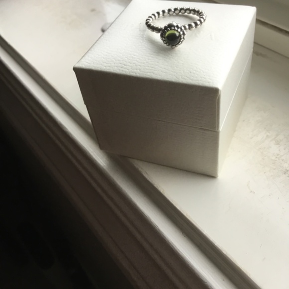 New Stacker Peridot Ring - Picture 2 of 3